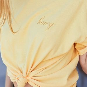brandy melville honey tee